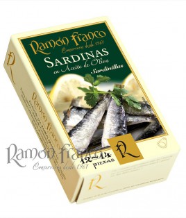 Sardinillas 8/10 piezas en aceite de oliva 